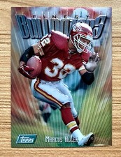 1997 TOPPS FINEST BULLDOZERS  EMBOSSED #136 B29 MARCUS ALLEN KANSAS CITY RAIDERS