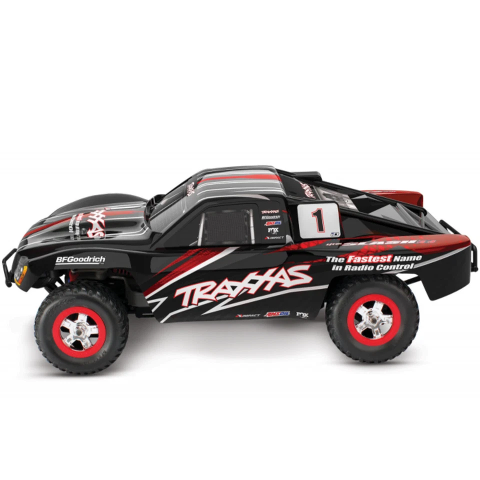 Traxxas TRX70054-8BLK Slash 1/16 4WD 4x4 Nero Rtr USB Caricatore 1200 MAH Akku - Immagine 3 di 4