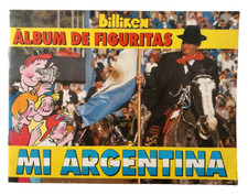 1990s Vintage Mi Argentina Sticker Album Billiken Magazine Very Rare Figuritas