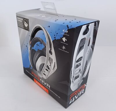 Plantronics RIG 4VR Wired Gaming Headset W/Boom Mic PlayStation VR Stereo White