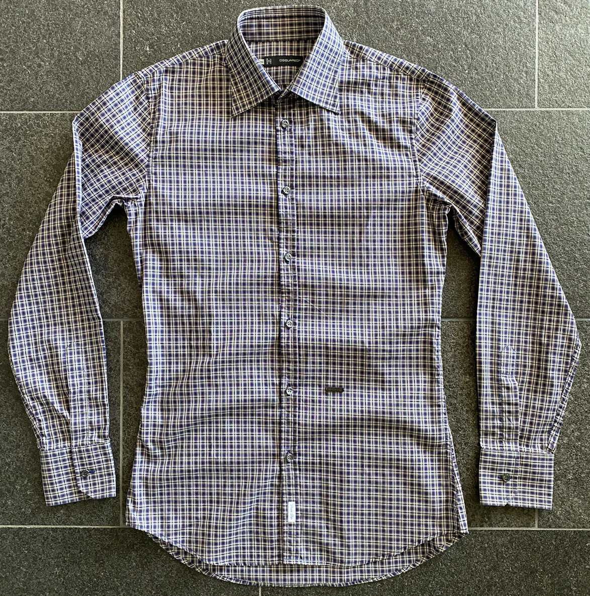 DSQUARED2 P W 2012 A QUADRI 48 GIGOLO CAMICIA TEMPO LIBERO SMOKING CAMICIA CAMICIA ABITO dean