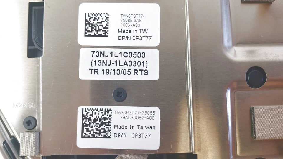 Tablet Dell Latitude 12 7202 resistente base inferior chasis P3T77 0P3T77 nueva Foto 3 de 4