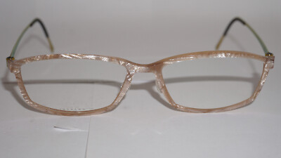 LINDBERG Eyeglasses Yellow Speckle Transparent Silver 1035 AH01 53 15 135