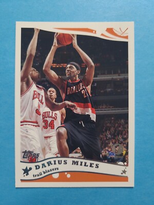 DARIUS MILES 2005-06 TOPPS 1ST EDITION BASKETBALL CARD # 214 F8274