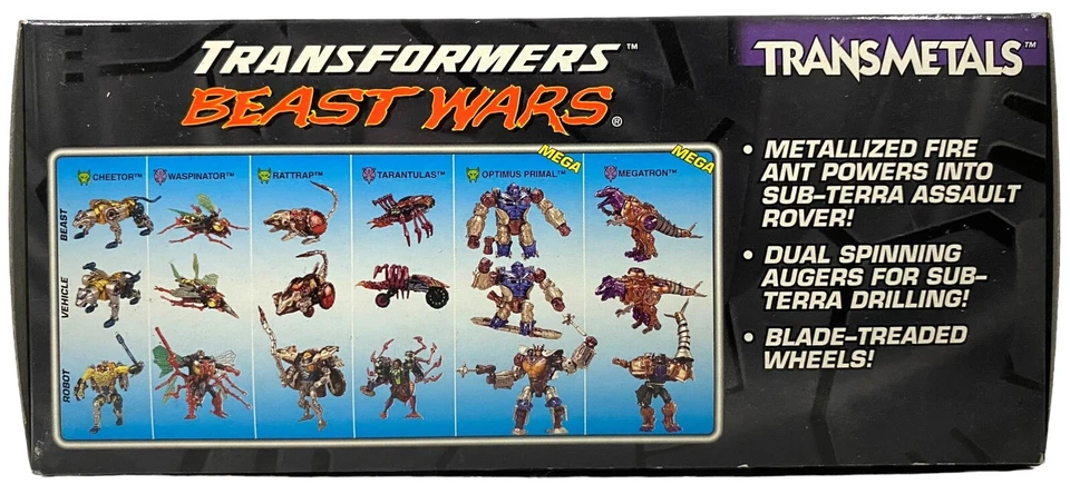 Transformers Beast Wars Transmetals Scavenger Kenner Vtg 1997 New w Failed Tapes - Image 4 of 4