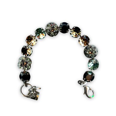 Bracelet by Mariana Vintage Lace Coll. Jet, Silver Night, Black Dia, Lt Topaz...