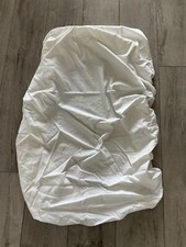 COYUCHI Organic Cotton Crib Sheet. Ivory. Excellent Condition.