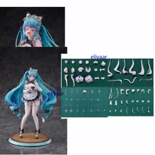 Privaty Maid 1/7 Figures Unpainted GK Models Unassembled Blank Resin Garage Kits