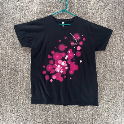M Resort Spa Casino Las Vegas Shirt Womens Large Black Short Sleeve Logo Adult