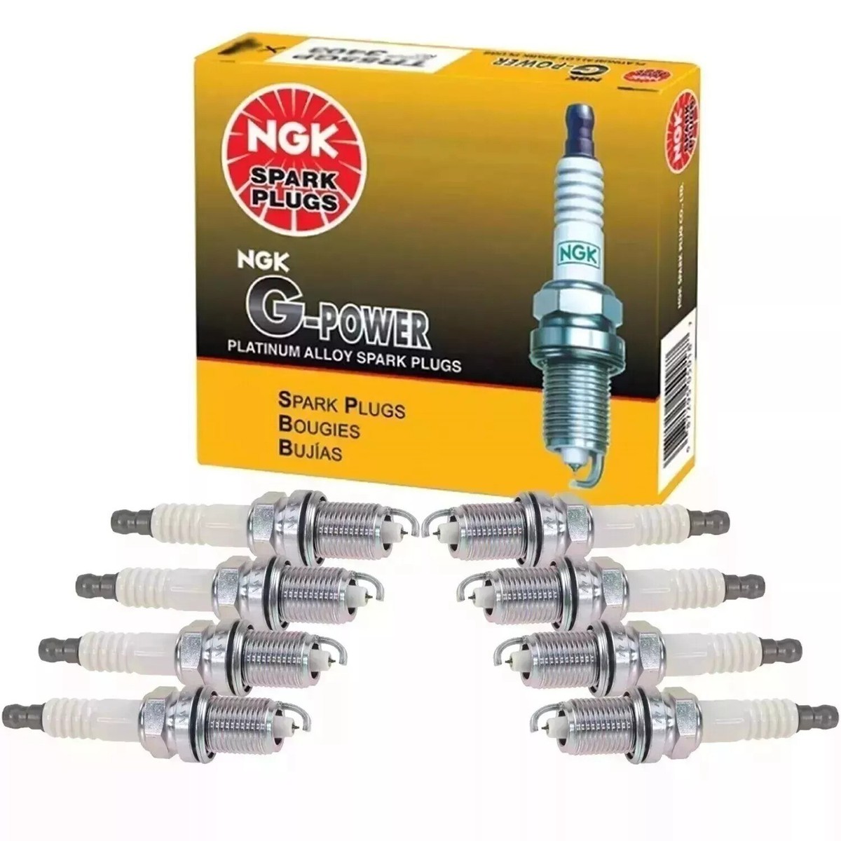 8-Pack OEM Platinum Spark Plugs 41-962 For Chevy Silverado & GMC Sierra – Direct Fit 19299585