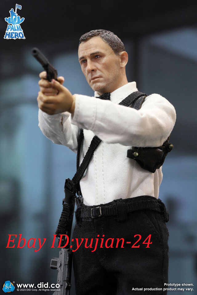 1/12 DID XT80018 Agent 007 M16 James Bond Male Action Figure In