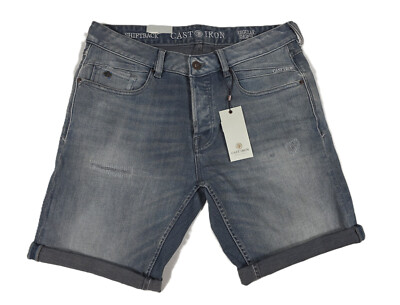 Cast Iron Shiftback Shorts Regular fit  Jeans Shorts kurze Hose  Größe 33  B2