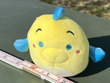 Squishmallows KellyToy Disney Flounder Plush 5" Little Mermaid Fish K8