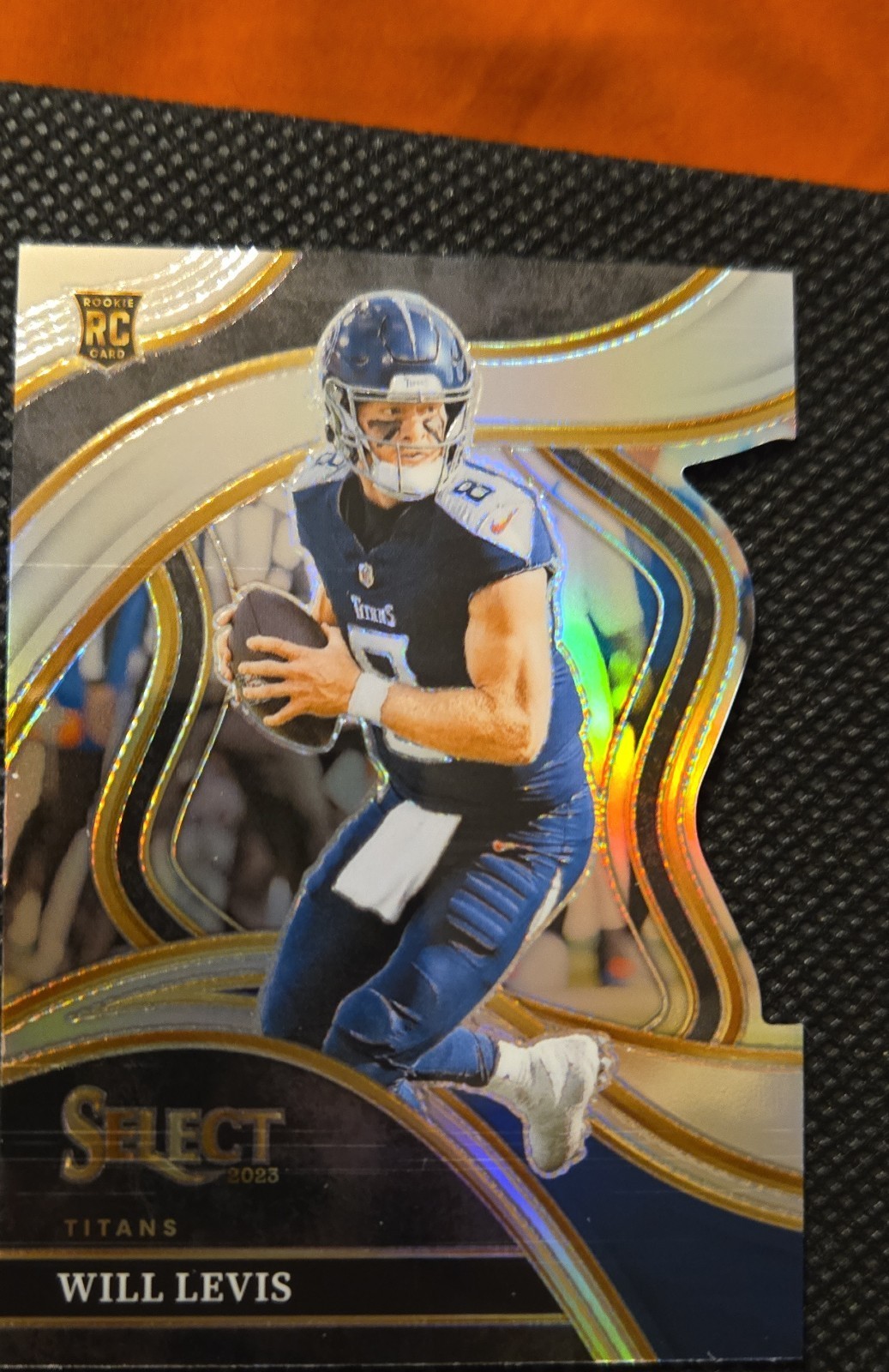 2023 Panini Select - Club Level Will Levis #206 Silver Prizm Die-Cut (RC)