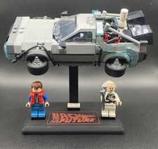 LEGO 77256 Speed Champion Back to the Future Time Machine Display Only