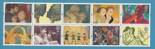 GB 1995 - GREETINGS ART Set of 10 Stamps SG 1858 - SG 1867 MNH