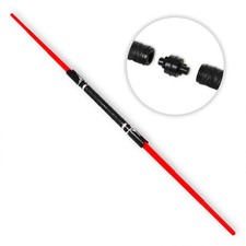 2-Pack Red LED Light Up Saber Toy Retractable FX Sound for Kids Adults
