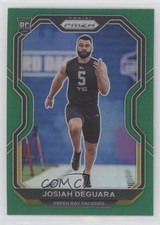 2020 Panini Prizm Rookie Green Prizm Josiah Deguara #362 oc3