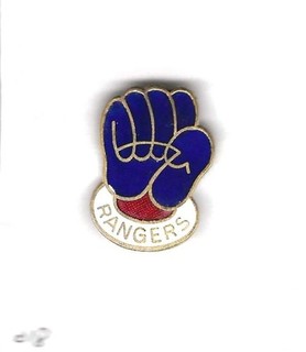 RANGERS COFFER BADGE...FIST RANGERS