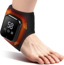 Electric Foot Ankle Massager Pain Relief 3 Modes Vibration Infrared Hot Compress