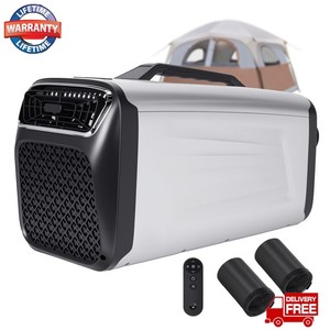 Portable Camping Air Conditioner 5200BTU Tent Cooling A/C Unit w/Hose for RV