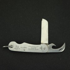 British Army 1952 Two Piece Military Clasp Knife Sheffield Joseph Elliot & Sons