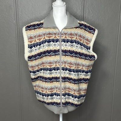 Vintage L Abeille Fleece Lined Vest