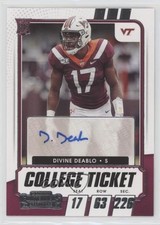 2021 Panini Contenders Draft Picks College Ticket Divine Deablo #249 Auto 0a3