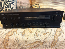 Yamaha AX-500U 2-Ch Class AB Stereo Amplifier Phono Input Black Made Japan