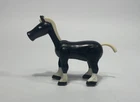 Vintage Fisher Price Little People FLPL Western Town 934 Black Horse