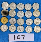 $10.00 Face Value 40% Silver 20 Kennedy Half Dollars Lot 107