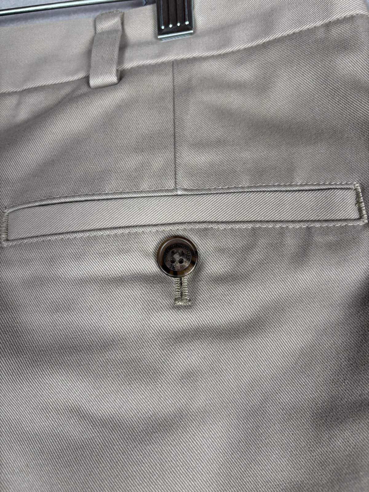 Brooks Brothers Pants Mens 36x32 Beige Advantage Chino Elliot Pleated Cuffed thumbnail 16