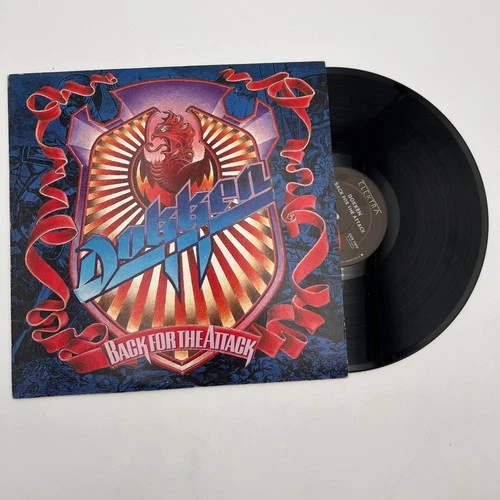 Dokken Back For The Attack VG+ 1987 Elektra 60735-1 Kiss Of Death