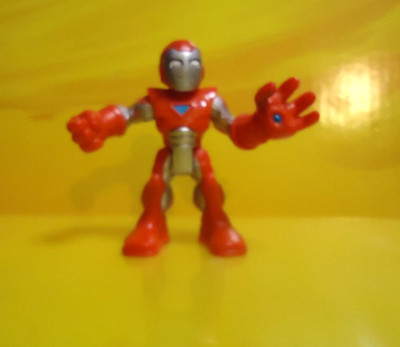 Imaginext Marvel Playskool Heroes Iron Man Silver Centurion 2,5'' Figur (2)