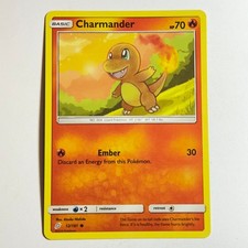 Charmander 12/181 Common Regular Card SM - Team Up Pokemon TCG LP
