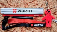Set W&uuml;rth Zollstock, Mini-Teddy, Schl&uuml;sselband, 2 Stifte, Deutschland Industrie