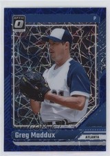 2024 Panini Donruss Optic Blue Velocity Prizm Greg Maddux #50 HOF 1u6