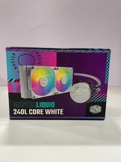 Cooler Master MasterLiquid 240L Core ARGB Close Loop AIO Liquid Cooler (White)