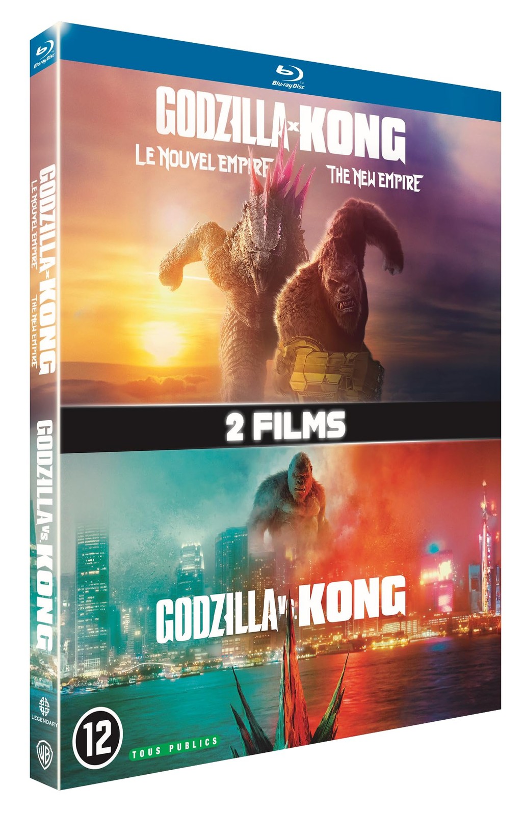 Godzilla vs kong + godzilla X kong : le nouvel empire (Blu-ray) Adam Wingard