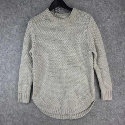 Rusty Jumper Womens 8 Beige Cream Knit Pullover Casual Witer 16589