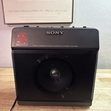 Sony Tcm-1390 Cassette Recorder Portable Voice Audio Recorder With Public GREAT 