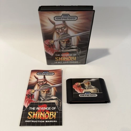 Revenge of Shinobi Sega Genesis Sega Action Platformer Ninja Video Game CIB