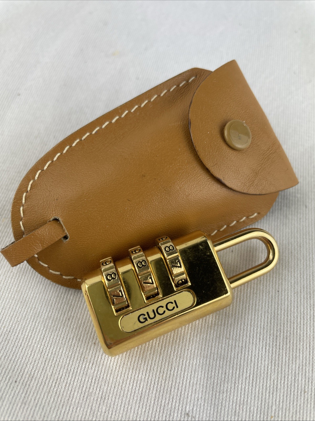 GUCCI GOLD COMBINATION LOCK - image 1
