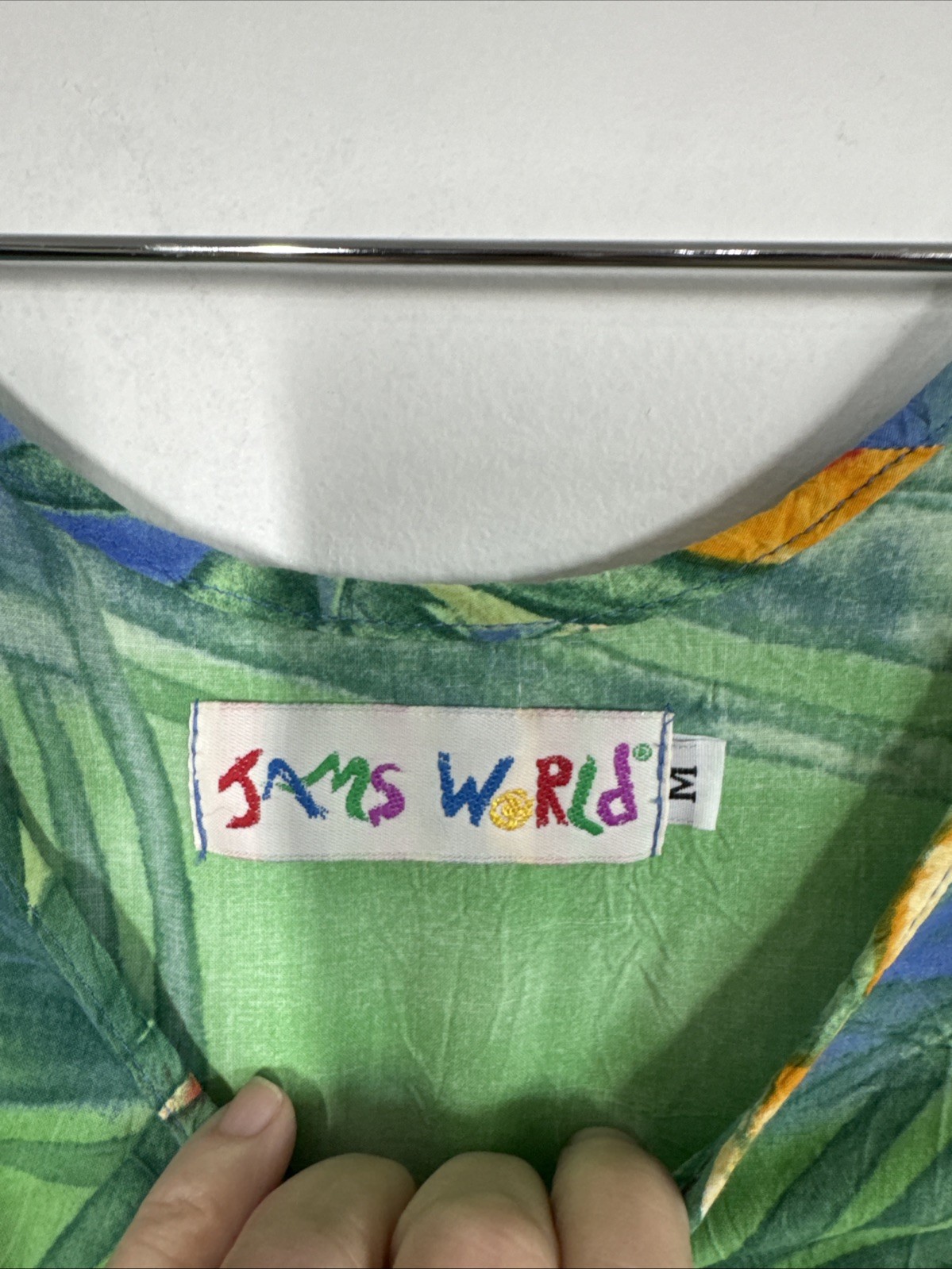 VTG Jams World Sleeveless Midi Floral Pocket Dress Whimsical Colorful Size M