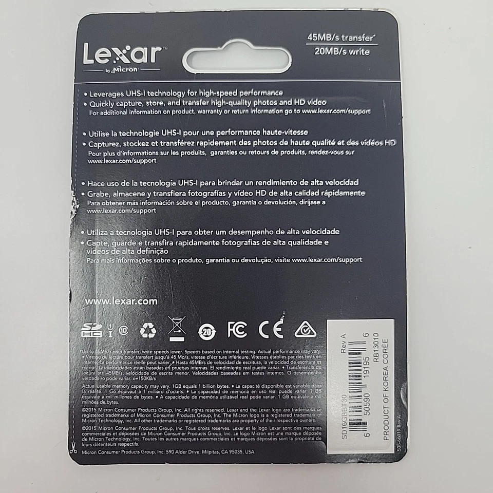 Lexar Platinum II 300X SDHC UHS-1 CLASS 10 16 GB -- Camera Memory Card - Image 2 of 4