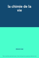 die chemie des lebens, steven rose