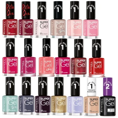 RIMMEL Super Gel High Shine Glossy Long Lasting Nail Polish 12ml *CHOOSE SHADE* - image 1 of 2