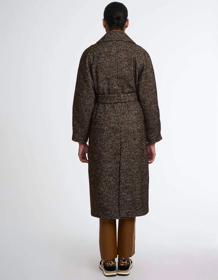 Bernardo Icon Refined Belted Wool Coat Size XL - Image 3 of 4