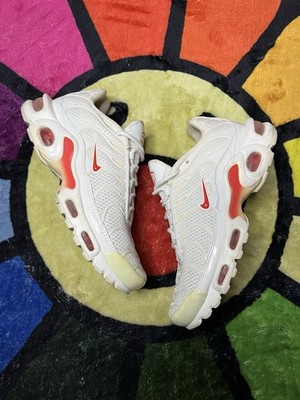 Nike Air Max Plus White Track Red Size 6 Womens 4.5 Mens No Box