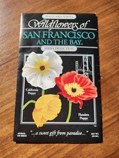 Wildflowers of the San Francisco & Bay Seed Packet Post Card Unused 2000